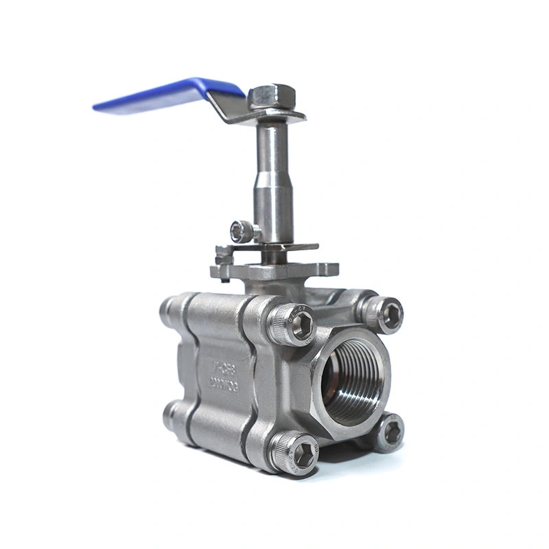 شیر توپی 3PC فولاد ضد زنگ 2000WOG Extended Stem